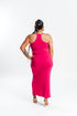 Fuchsia Racerback Maxi Dress